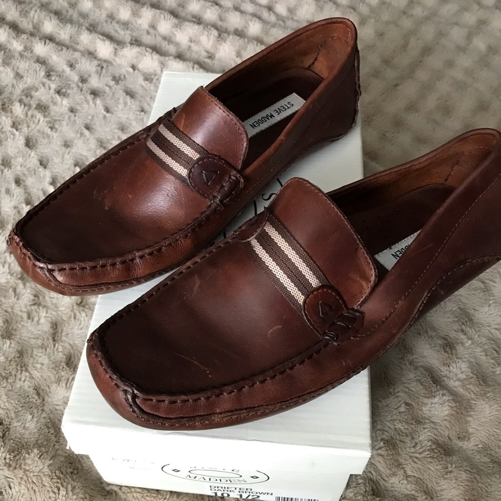 Steve Madden Drifter loafer dark brown 10.5